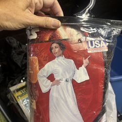 Halloween Costume Ladies Princess Leia 