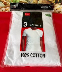 3-Pack White Cotton T-Shirts XL by Marco Giovanni
