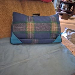 I Pad Plaid Blue Cushion 