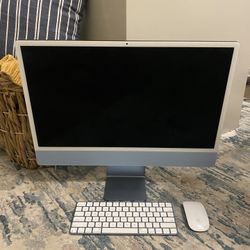 2021 iMac M1 Chip 24 inch All in One 1TB SSD, 16 GB Ram, 5K Display