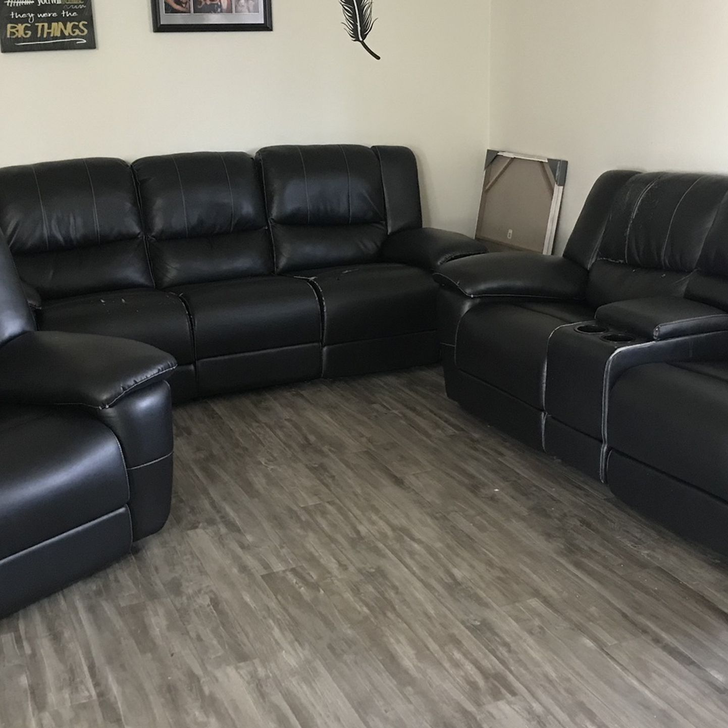 Black Couches