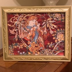 Framed Alphonse Mucha Print 