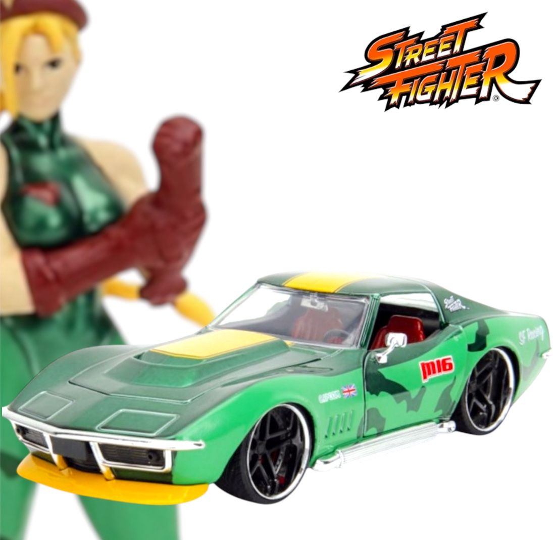 STREET FIGHTER - 1969 Chevy Corvette Stingray ZL1 & Cammy - Jada 1:24