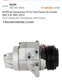 AC compressor with clutch for Lincoln MKZ – 2007–2012/Ford fusion 2010–2012