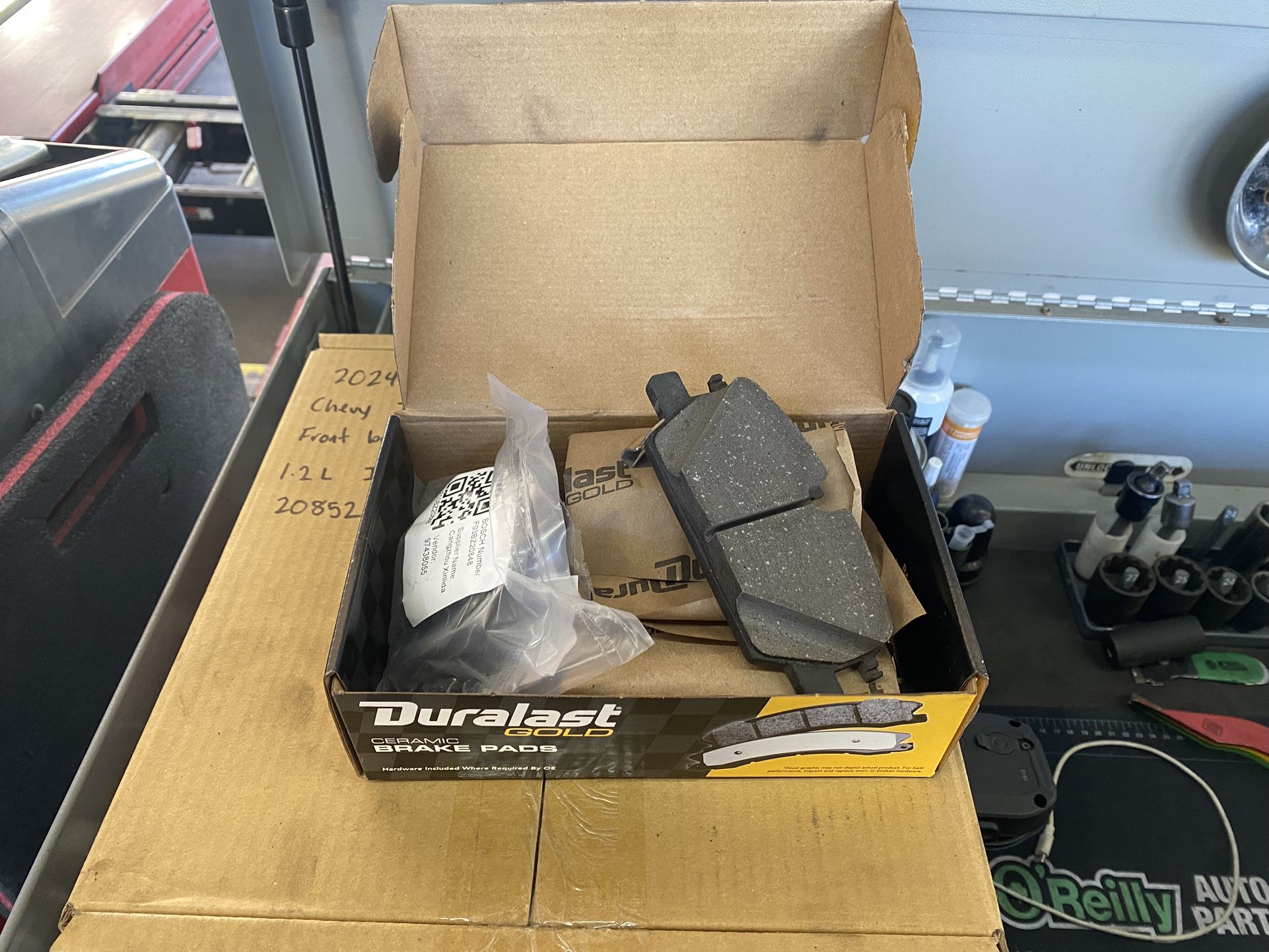 OEM Chevy Trax Pad & Rotors.