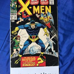 X-Men #39  1st X-Men In New Costumes, Origin Of Cyclops 1967 Marvel Comics 