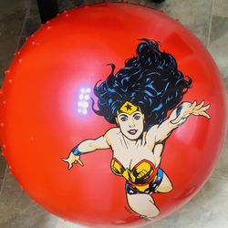 Wonder Woman Large Red Bouncing Ball
