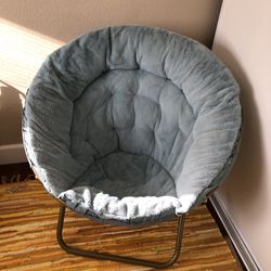 Faux Fur Saucer Chair (X-large)
