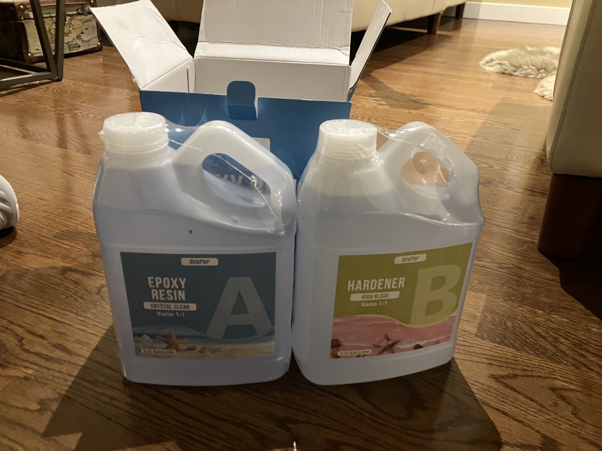 Ocepor Epoxy  Resin A And B New In The Box