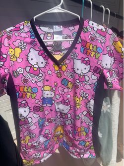 Hello Kitty Scrub top M