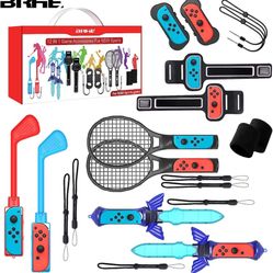 Nintendo Switch Accessories12 in 1 Switch Sports Accessories Bundle for Nintendo Switch Sports,Family Accessories Kit for Switch/OLED Sports Games:Gol