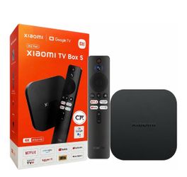 Xiaomi Android Google TV Box S 3rd Gen, 4K UHD TV Box Dolby Vision Atmos & DTS:X, 2GB + 32GB Storage WiFi 6 HDMI 2.1 360° Bluetooth Remote Voice Contr