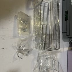 Shower Caddy Basket with Hooks 