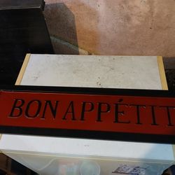 Bon Appétit Metal Sign 