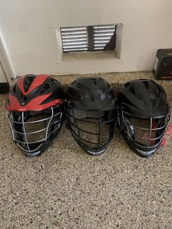 Cascade Lacrosse Helmets Small/medium And OSFM 