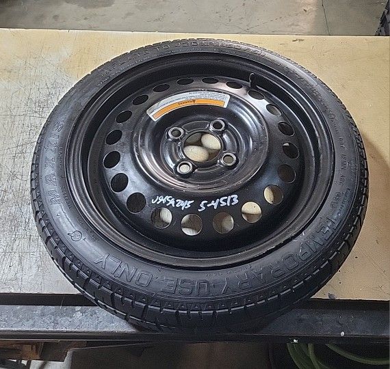 12-19 NISSAN VERSA SPARE TIRE WHEEL DONUT RIM T125/70D15 4X100