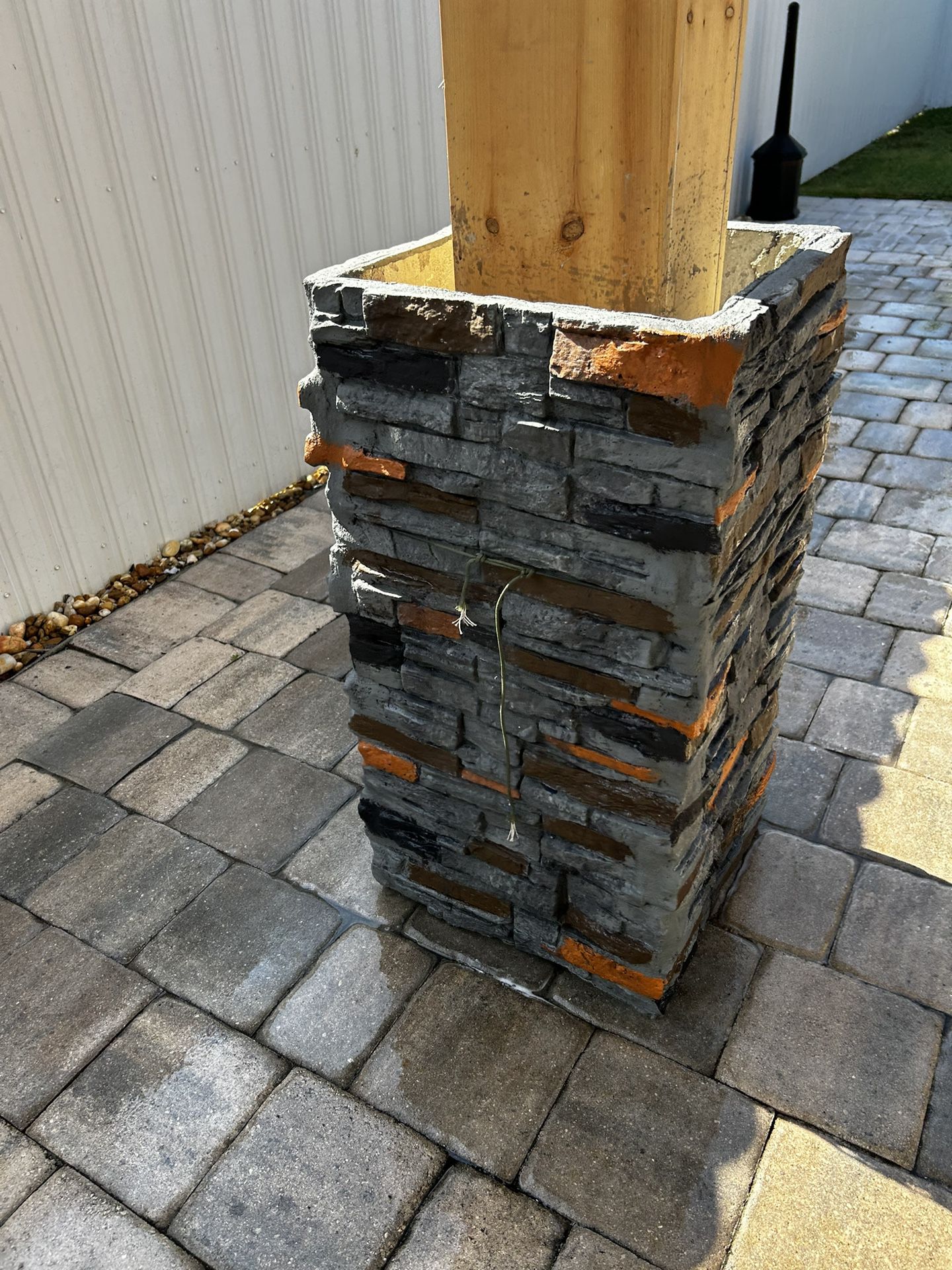 3ft Tall 20 Inch Wide Concrete Stone Veneer Slabs For Pillars 4 Slabs Make One Pillar  Brand New Free Delivery $300 A Pillar Installation Available 