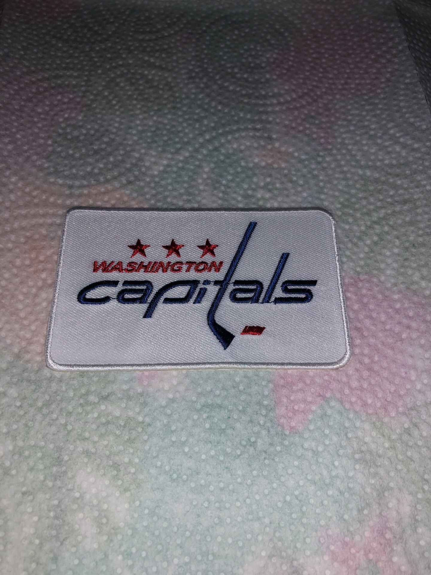 Washington Capitals Embroidered Team Logo Patch 1 3/4 inched High by 3” long