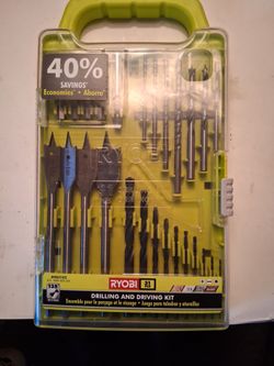 Ryobi drilling and driving kit