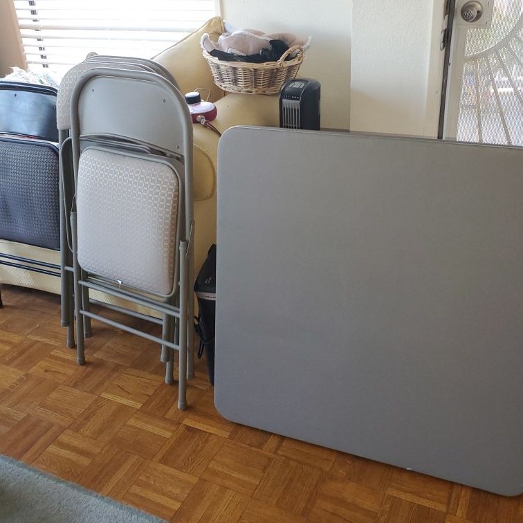 Card table 2024 chairs for sale