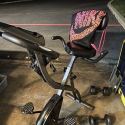 Slim Cycle 2-in-1 stationary exercise bike