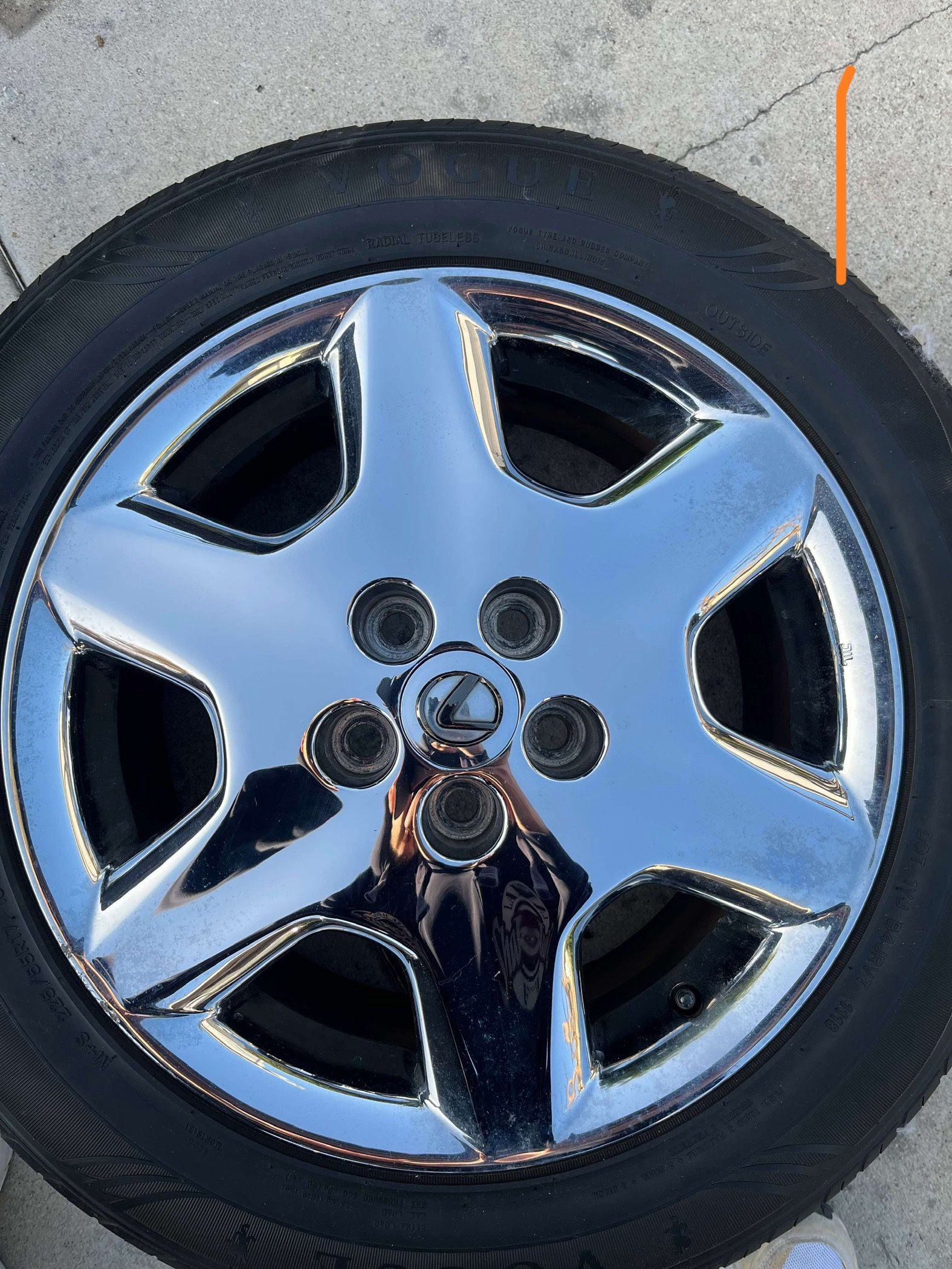 17” LS430 6 Spoke OEM Wheels