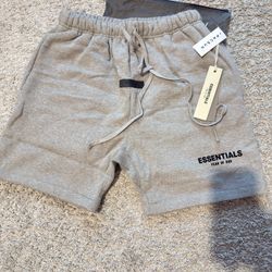 Gray Essential Shorts 