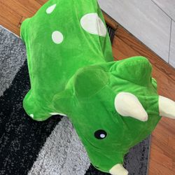 Kids Bouncing Triceratops