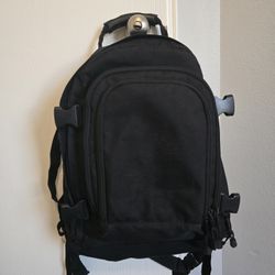 Code Alpha Black Zip Backpack Tactical Military Bag