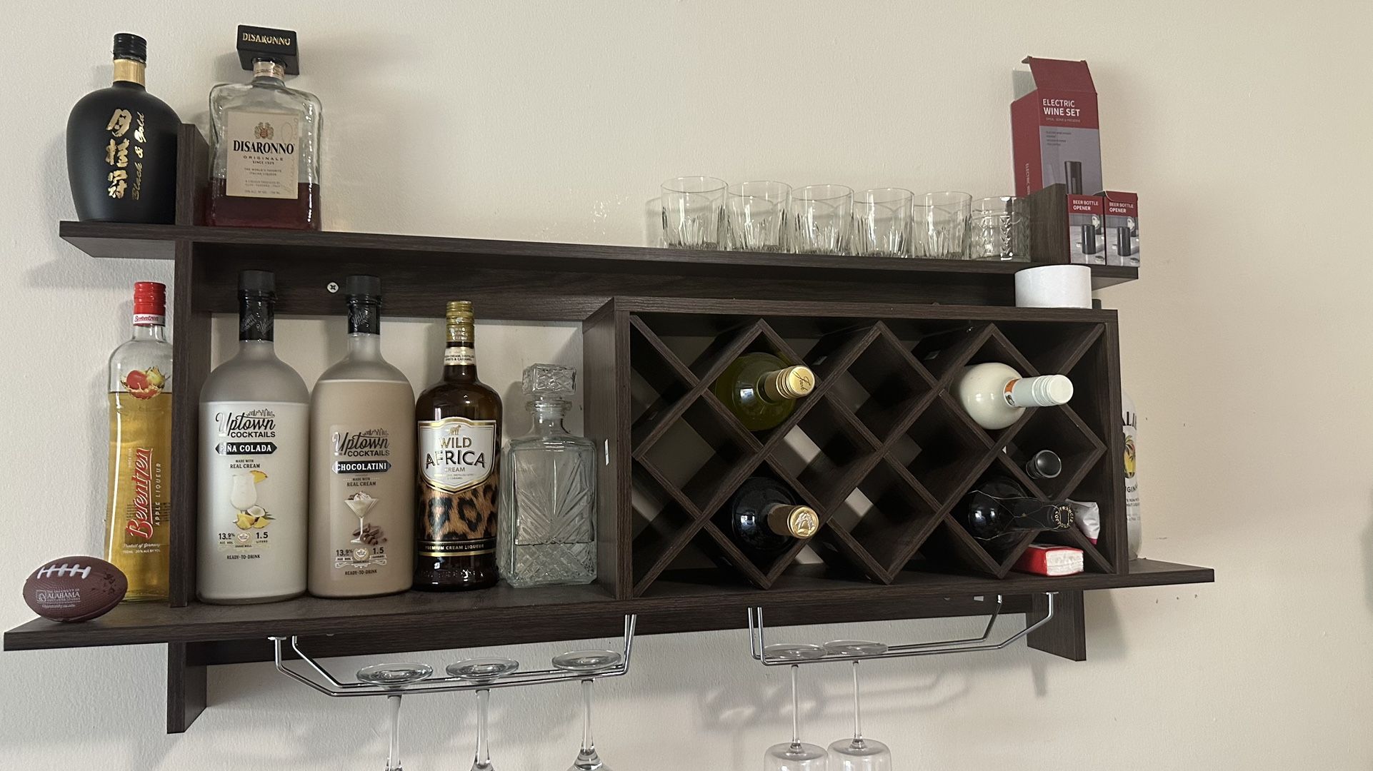 Classy Wall Mounted Wine Rack