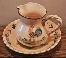 HOME BRAND PITCHER AND BOWL