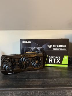 ASUS TUF Gaming NVIDIA GeForce RTX 3070 Ti OC Edition Graphics Card (PCIe 4.0, 8GB GDDR6X, HDMI 2.1,
