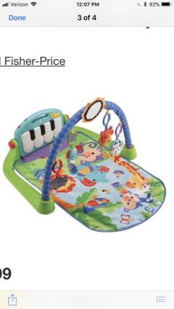 Fisher price kick n play mat