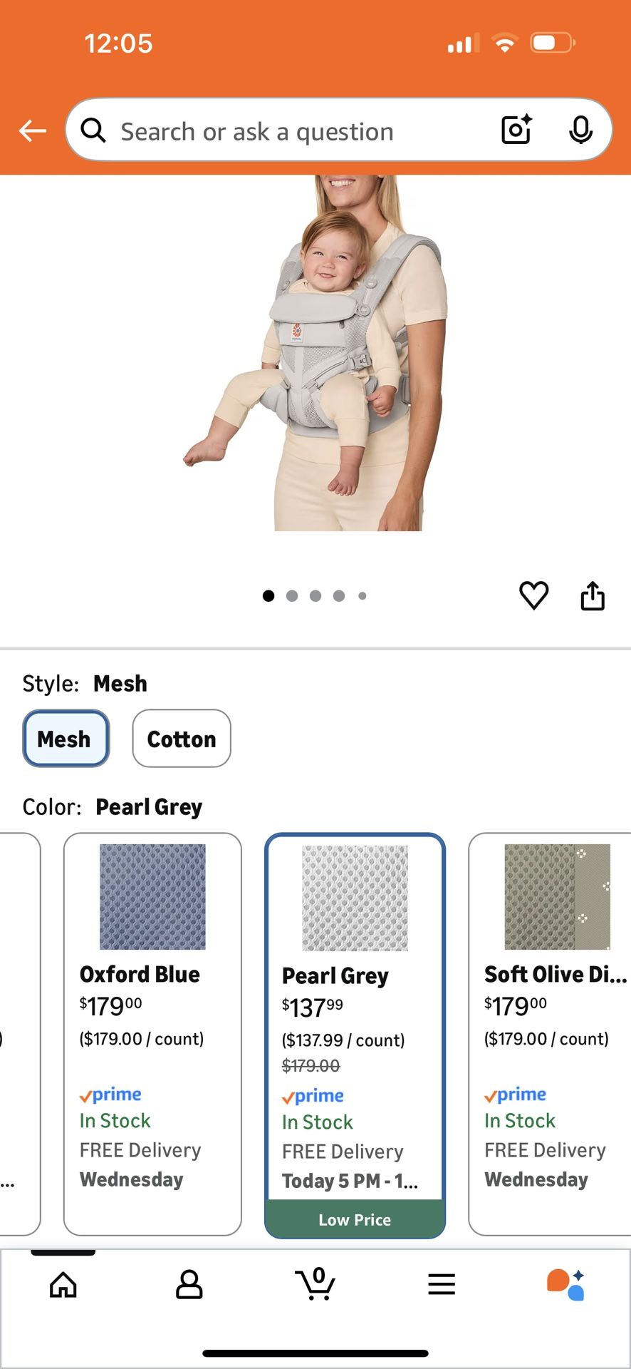 Ergobaby All In One Carrier