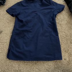 Woman’s Dark Blue Nursing Scrub