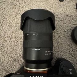 Sony a7 iii with Tamron 28-75 lens + other accessories