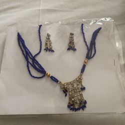 Necklace With Earrings Indian 