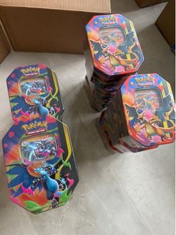 Pokemon Mega Charizard Tins