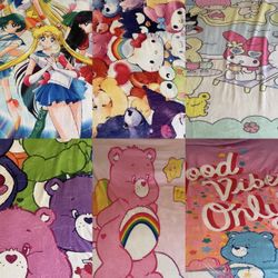 Kawaii Sanrio Sailor moon Blankets 