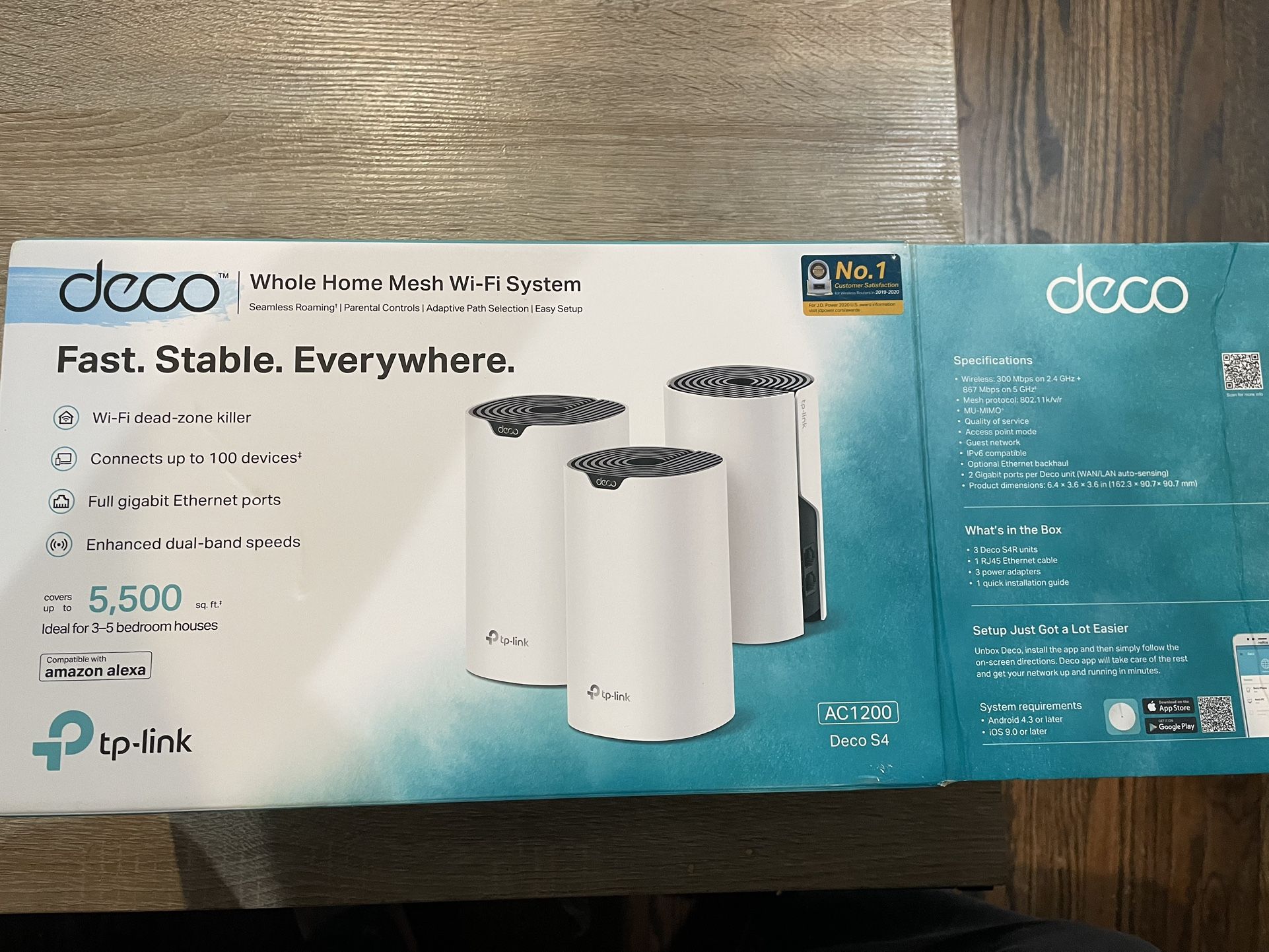 Home Mesh WiFi System (AC1200 Deco S4)
