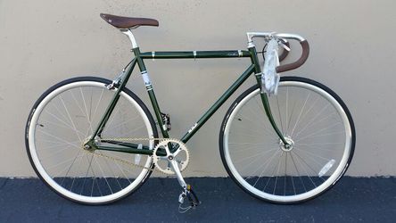 New 56cm 16 Fuji Feather Single Speed Or Fixed Gear Road Bike Bicycle Classic Dark Green For Sale In Signal Hill Ca Offerup