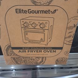 Elite Gourmet 8.5 Stainless Steel Airfryer