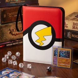 Pokemon TCG Card Binder Pikachh Ascended Heroes Destined Rivals Perfect Order 151 Mewtwo Mew Bulbasaur Squirtle Charizard Lucario Lugia Moltres Zapdos