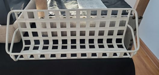 White Wire Wall Shelves