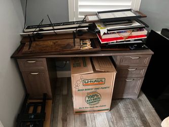 Farm style Grey Desk
