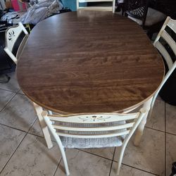 Table And Four Chairs 