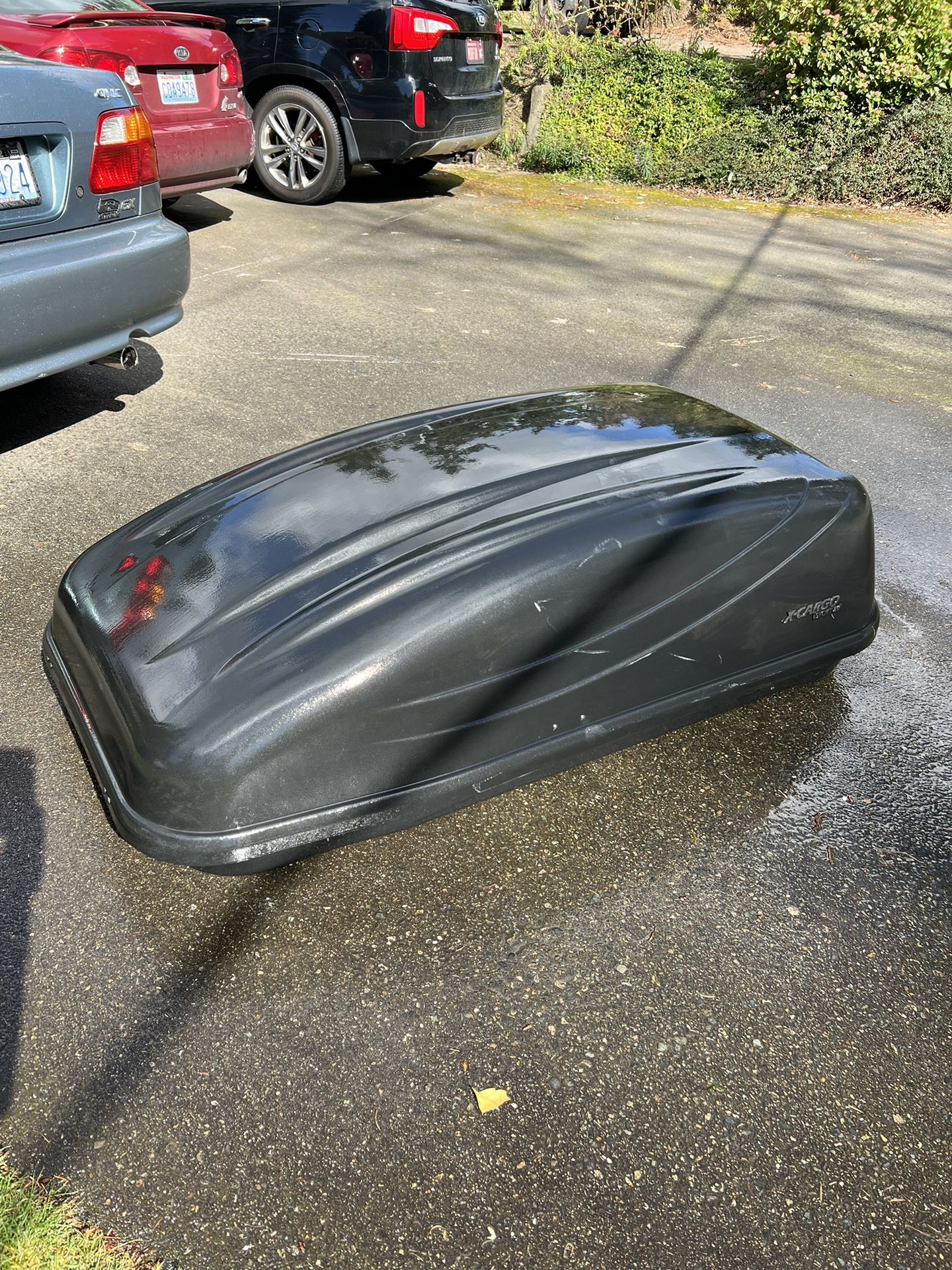 Sears hard shell car top carrier deals