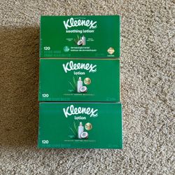 3 Kleenex Boxes