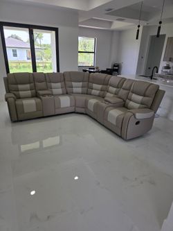 Seccional Reclinable manual Sarasota