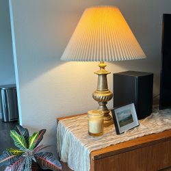 Vintage Gold Lamp 